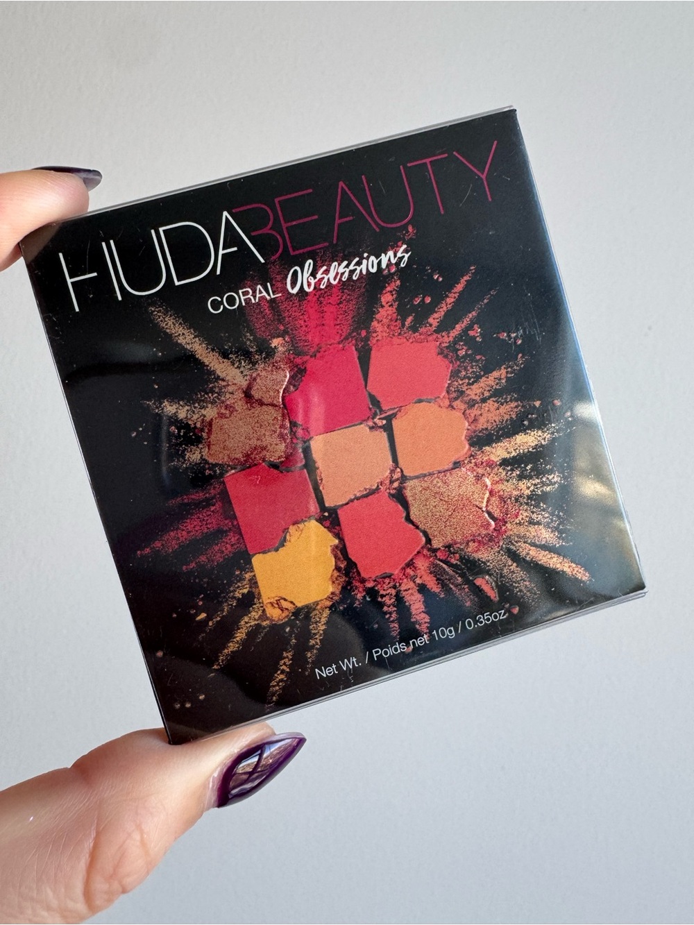 🟢3/$25 Huda Beauty Coral Obsessions Eyeshadow Palette NEW -SALE-
